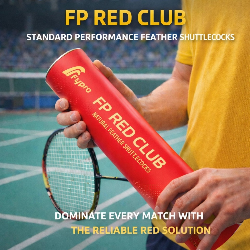 FLYPRO RED Shuttlecock - Premium Wholesale Badminton Equipment imported by Zolt International
