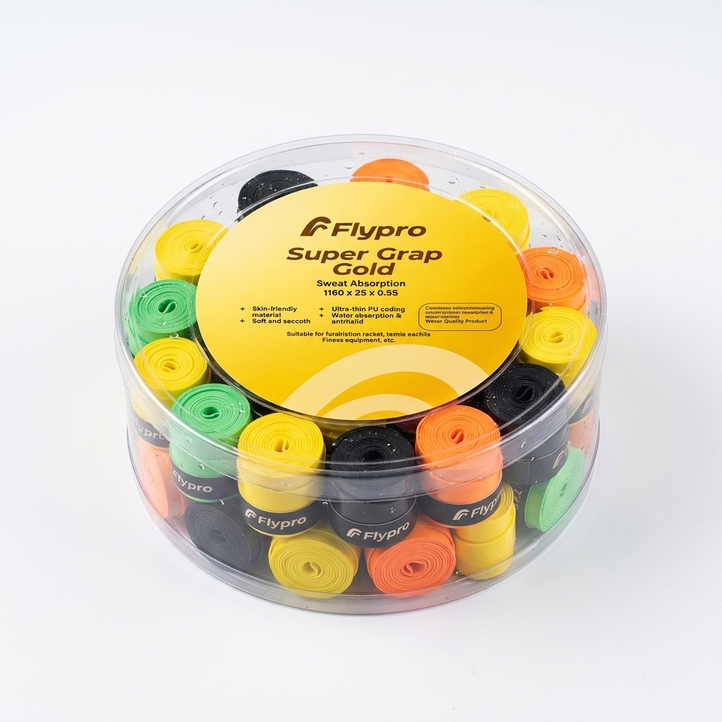 FLYPRO Super Grap Gold Series Grip - Premium Wholesale Badminton Equipment imported by Zolt International